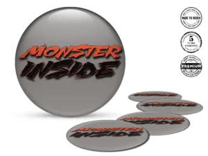 Wheel Sticker Logo Amplified Stellar Flux Vector